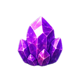 Purple crystal